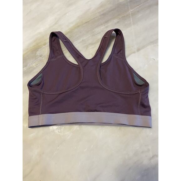 Nike Sports Bra Womens Size Large Dri Fit Athleisure Purple Lavender - Picture 2 of 5